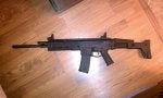 Air gun Machine gun Wood Trigger Gun barrel